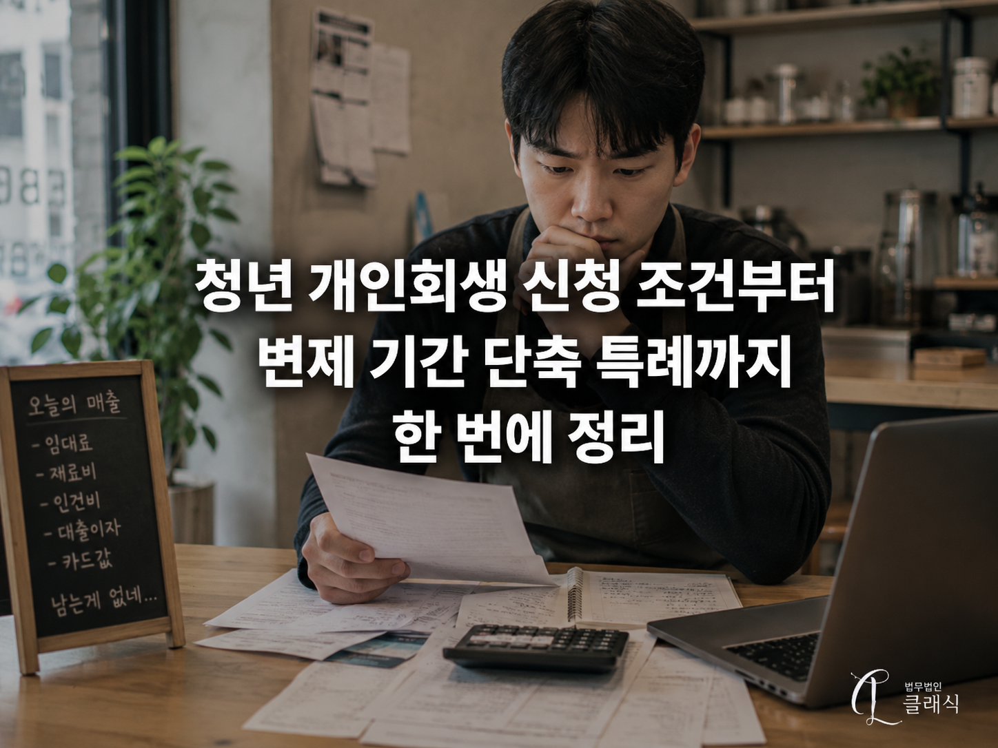 청년 개인회생, 개인회생 신청 조건, 변제 기간 단축, 학자금 대출 개인회생, 청년 채무조정, 개인회생 변호사, 법무법인 클래식